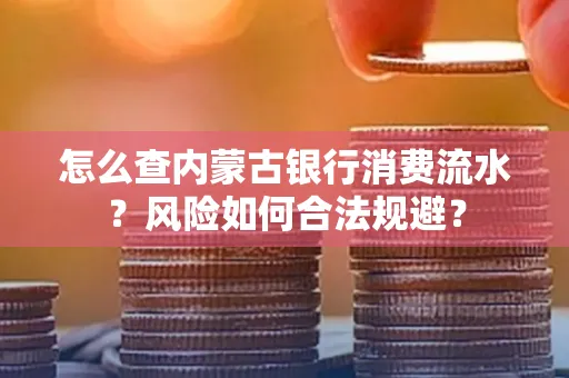 怎么查内蒙古银行消费流水?风险如何合法规避?