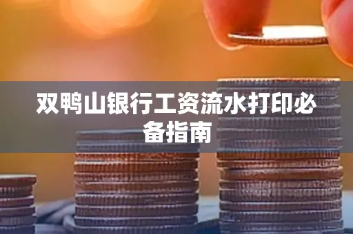 双鸭山银行工资流水打印必备指南