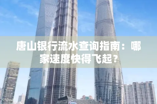 唐山银行流水查询指南:哪家速度快得飞起?