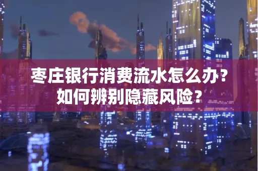 枣庄银行消费流水怎么办？如何辨别隐藏风险？