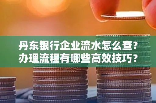 丹东银行企业流水怎么查?办理流程有哪些高效技巧?