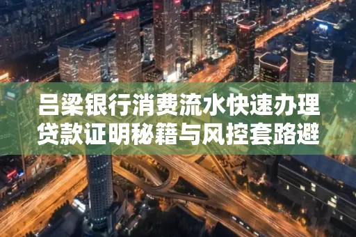吕梁银行消费流水快速办理贷款证明秘籍与风控套路避坑指南