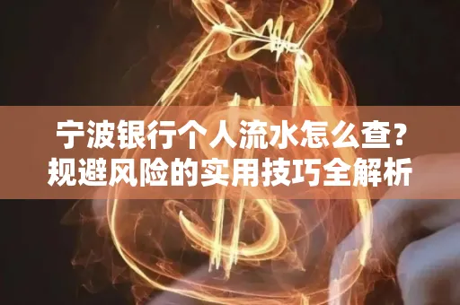 宁波银行个人流水怎么查?规避风险的实用技巧全解析