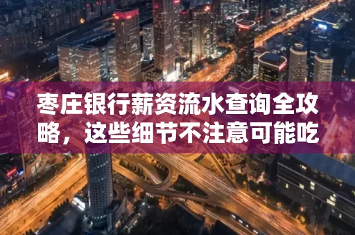 枣庄银行薪资流水查询全攻略,这些细节不注意可能吃大亏