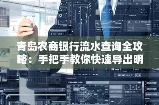 青岛农商银行流水查询全攻略:手把手教你快速导出明细